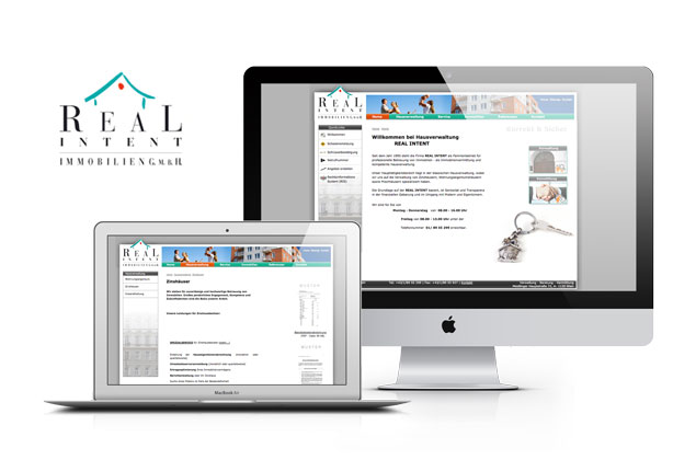 Webdesign für die Immobilienbranche, Homepage, Website