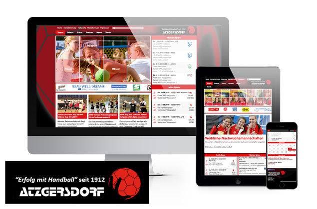 Responsive Webdesign Handballverein